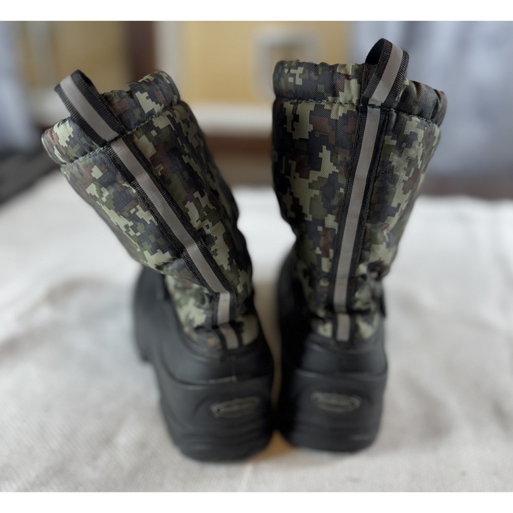 Northside Boots Youth Size 7 Camo Thinsulate Waterproof Winter Faux Fur Lined Sh - Picture 4 of 10